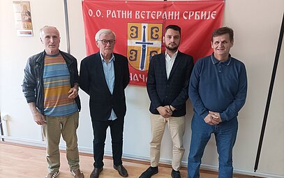 Посета представника Заједнице ветерана ЗАВЕТ Србије, ОО Ратни ветерани Србије Чачак.