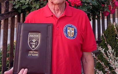 Илија Домановић одликован на Дан општине Лучани за изузетан допринос ратним ветеранима